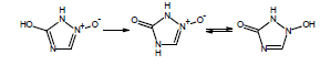 Hydroxytriazoliumonate tautomers.gif